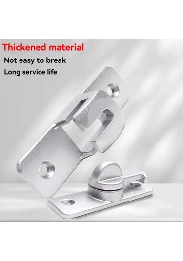 Gateesat Dayanıklı Sürgülü Kapı Kilidi -180 +90 Sıcaklık Direnci Altın Renk Kolay Kurulum