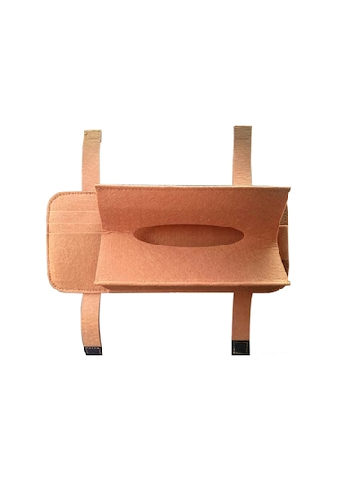 Fosenze Araç İçi Çok Amaçlı Güneşlik Ve Mendil Kutusu - Yün Keçe Yapımı