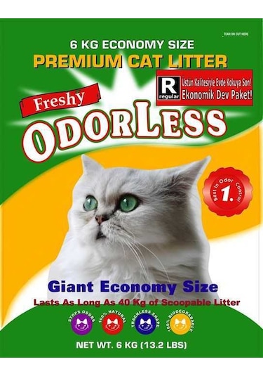 Odorless Ekstra Kristal Kedi Kumu 6 KG