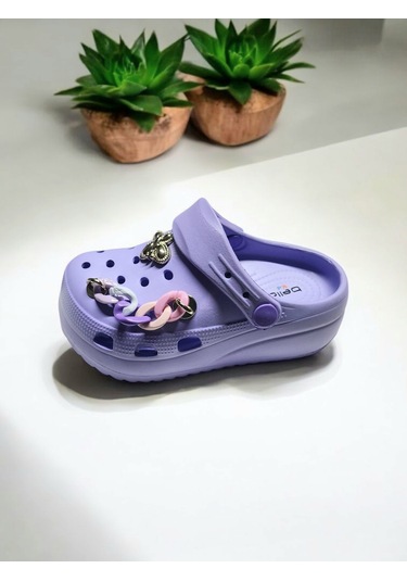 Zincir Detaylı Bahçe,havuz,deniz Terliği Lila