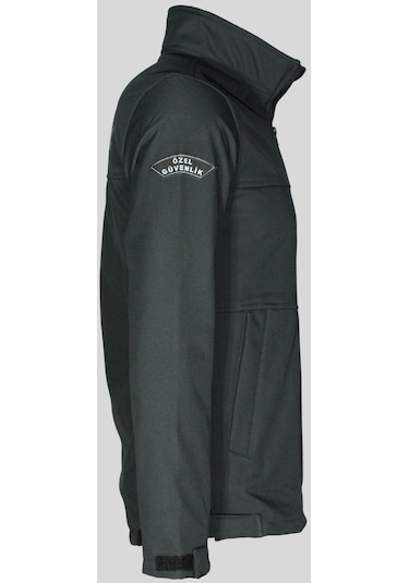 Uniprom Erkek Özel Güvenlik Softshell Mont Yeni Tip Siyah