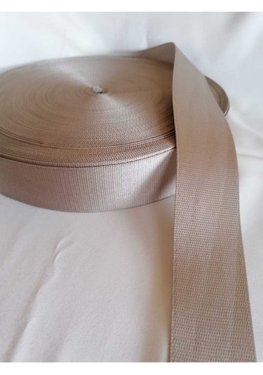 Renkli Emniyet Kemeri 15 Metre 5 Kemer İçin Bej Rengi