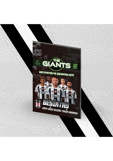 Mythos Cards Beşiktaş The Giants 2024/25 Sezonu Dev Poster ve Çıkartma Seti