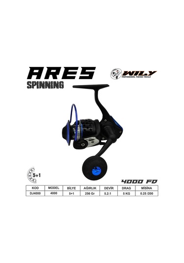 Wily Ares Dj 4000 5+1 Bb Olta Makinası Mavi