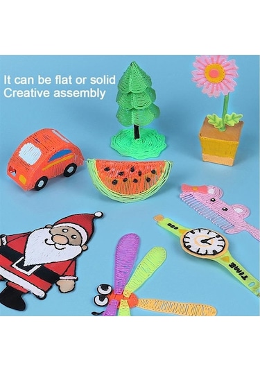 Xindoker 3d Baskı Kalemi - Çocuklar İçin Dıy立体 Boyama - Soğuk İşlem - Şarjlı Mavi İngilizce Paket