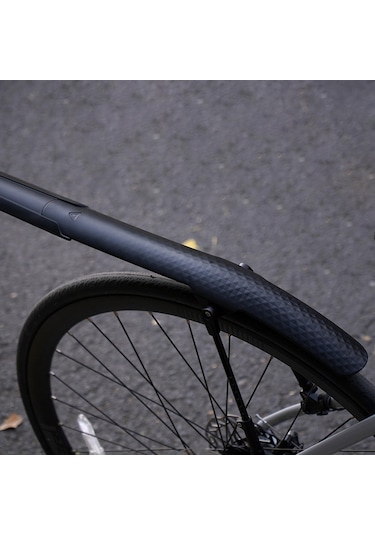 Suntek Yol Bisikleti Çamurluk Aksesuarı Yağmur Seti Bisiklet 40cmx6cmx31cm-ön-çamurluklar Siyah