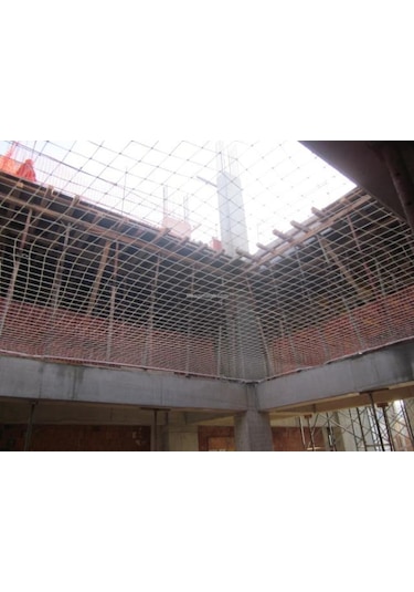 Morilu Balkon Filesi - Güvenlik Filesi - 10 Cm Gözenek - 6 Mm İp - Merdiven Filesi - İnşaat Filesi - Balkon Ağı