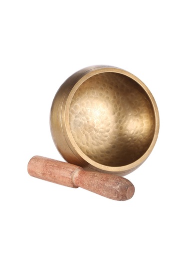 Vkemall Muslady Zarif 3 İnç El Yapımı Tibet Çanı Metal Şarkı Kasesi, Budizm Bu-altın-21