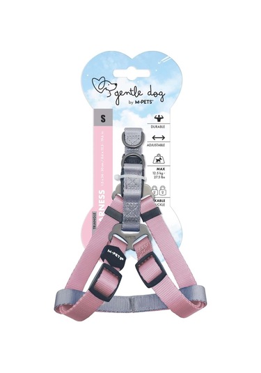 M-pets Gentle Triangle Köpek Göğüs Tasması Pembe Xs Pembe