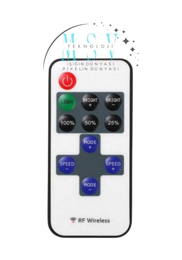 10 Adet 12v 3000k Günışığı Samsung Ledli Pergola 5a Trafo Ve 12a Rf Uzaktan Kumandalı Dimmer Set Te