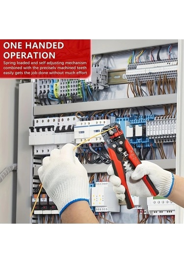 Fastbuy Heavy Duty Otomatik Tel Soyucu 24 10 Awg Uyumlu Elektrikçi Aleti