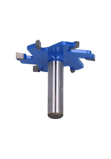 Geeksen Ahşap T-çıkıntı Freze Ucu 6-taneli, Yg8 Alaşımlı, 45 Karbon Çelik, Uzun Saplı, Cnc Ve Freze Makineleri İçin