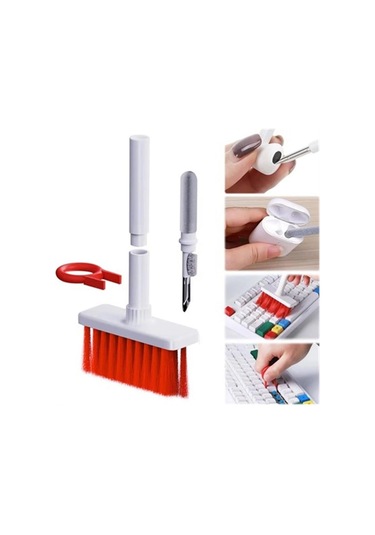 Klavye Temizleme Fırçası 5'in 1 Kulaklık Temizleme Aparatı