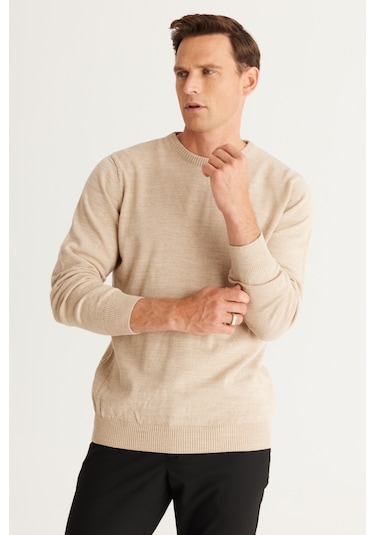 Altinyildiz Classics Erkek Bej Standart Fit Normal Kesim Bisiklet Yaka Triko 4A4923100001BEJXXL Bej Altinyildiz Classics Erkek Bej Standart Fit Normal Kesim Bisiklet Yaka Triko 4A4923100001BEJXXL Bej