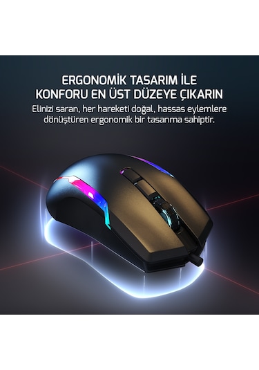 Gamepower Icarus RGB Pro Optik Oyuncu Mouse
