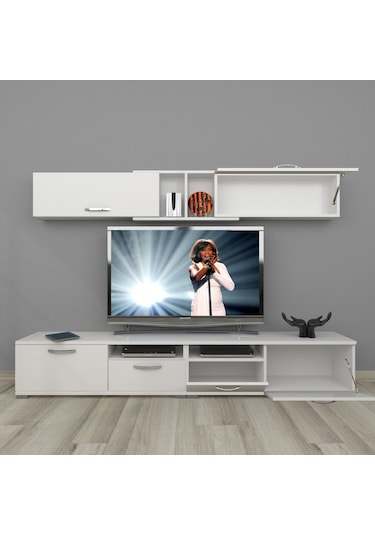 Decoraktiv Eko 5220 Slm Tv Ünitesi Tv Sehpası Beyaz