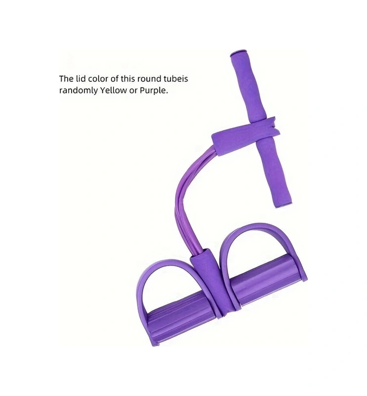 Meridiangoods Mor Direnç Lastiği Tüm Vücut Antrenmanı Karın Fitness Ve Esneklik Geliştirici Mor