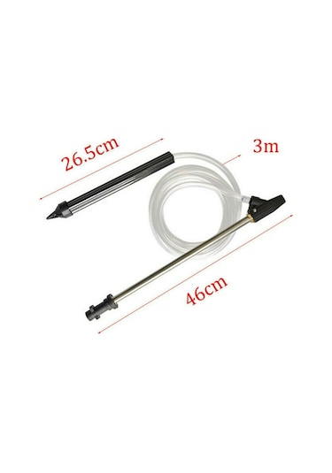 Yüksek Basınçlı Yıkama Makinesi Kum Püskürtme Kiti Islak Kum Püskürtme Makinesi Memesi 1/4 Evrensel Hızlı Bağlantı Parçaları İçin Uygundur