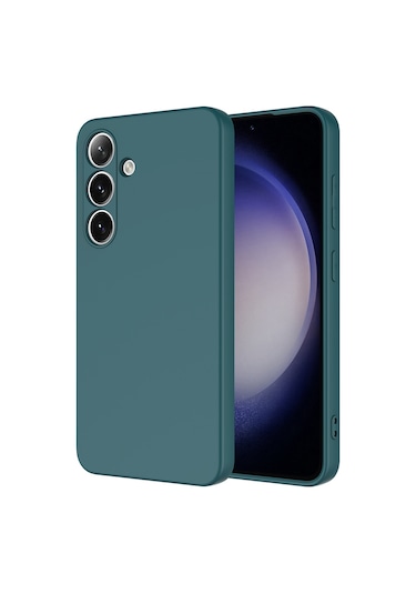 Adige Samsung Galaxy A36 Uyumlu Kılıf Lansman İçi Kadife Silikon Lacivert + Ekran Koruyucu