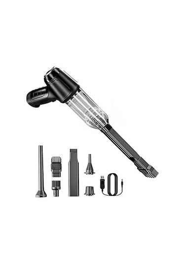 Amigaelegant Araba Elektrikli Süpürgesi, 12000pa Yüksek Güçlü Mini Taşınabilir Elektrikli Süpürge