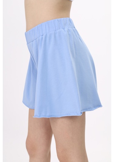 Toontoy Kız Çocuk Şort Mavi