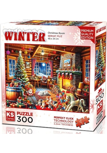 Ks Games 300 Parça Christmas Room Puzzle - Serhat Filiz - 19251