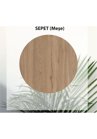 2232 Laıla Düşer Kapaklı Aynalı 80 Cm Makyaj Masası