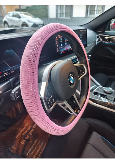 Replax Pembe Direksiyon Kılıfı Elastik 38 Cm Taşlı Diamond Pembe 1842052 Pembe