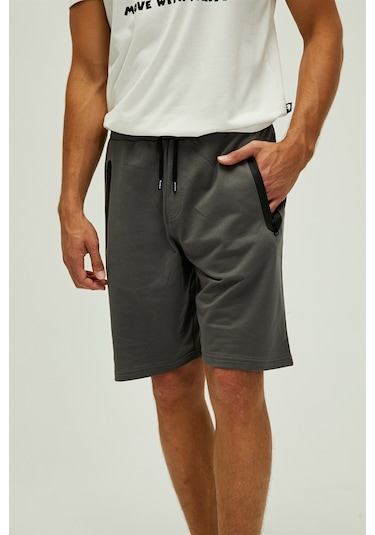 Bad Bear Erkek Şort Miles Sweatshort-23328 Antrasit