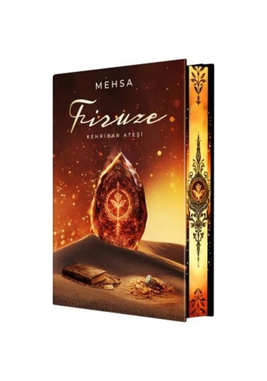 Firuze 1: Kehribar Ateşi Ciltli Yan Boyamalı / Mehsa