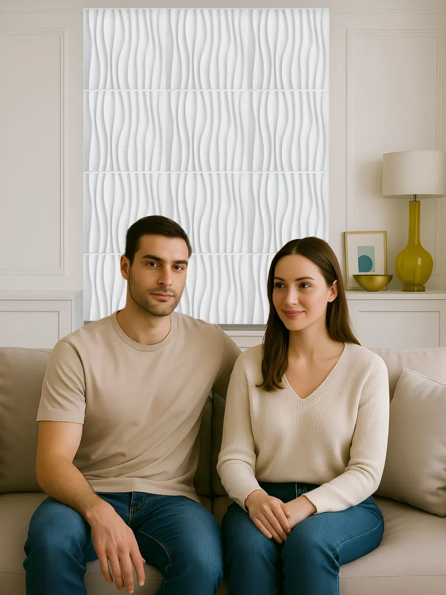 Pureflex Dekoratif 3d Plastik Duvar Panelleri 30x30 Cm, 10 Adet 413695619