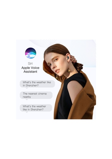 E6s Led Ekran Tws Kablosuz Bluetooth Kulaklık Pembe