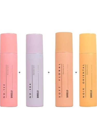 Deodorant Kadın Set - No:122 No:384 Soft Floral Noır Oriental 150