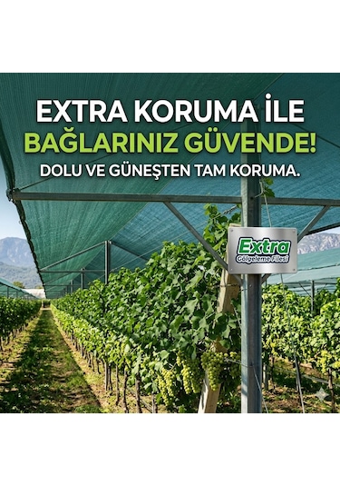 Extra Gölgeleme Filesi %55 - 45 Gr/m2 Yeşil