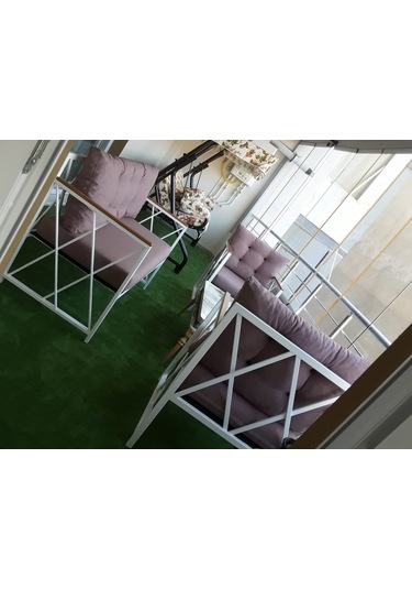 Yeşil Protokol Özel Kesim Kaymaz Tabanlı Balkon Halısı