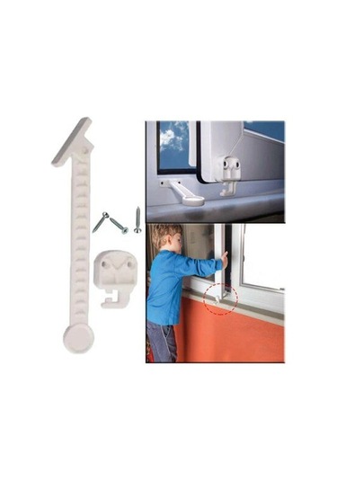 Pencere Havalandırma Kolu 5 Adet Pencere Kademeli Emniyet Kilidi Çok Renkli