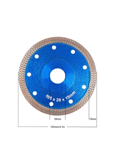 Singree Porselen Seramik Elmas Kuru Kesme Bıçaklı Disk Taşlama Tekerlek 105mm 41in