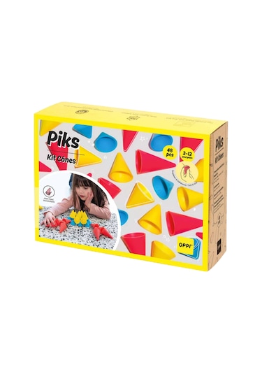 Oppi Piks Yapı Ve Denge Oyunu Koni 48 Parça