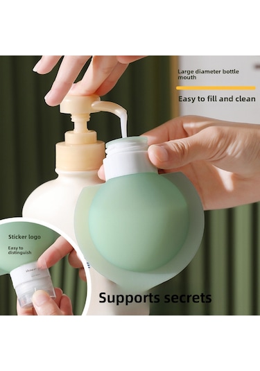 Youtek 60ml Silikon Seyahat Şişesi - Kaçırmazsız Tasarım, Şampuan/banyo Jeli/makyaj Temizleyici İçin Taşınabilir Rehber Diğer