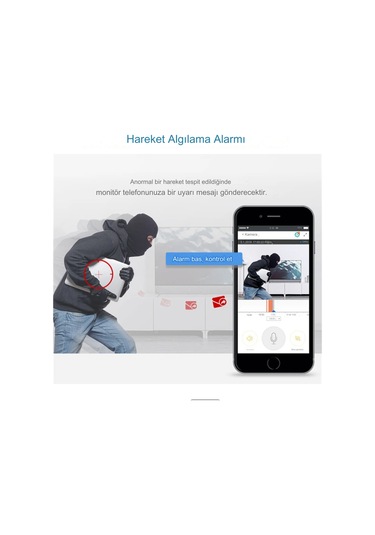 Qasul Hd 1080p Gece Görüşü 360 Açı Ayarlanabilir Güvenlik Kamera