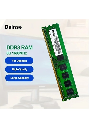 Wangxi Dalnse Ddr3 8gb 1600mhz 1.5v Ram Bellek Pc Masaüstü Bilgisayar