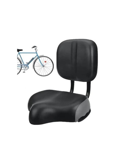 Bisiklet Sırt Destekli Sele Siyah