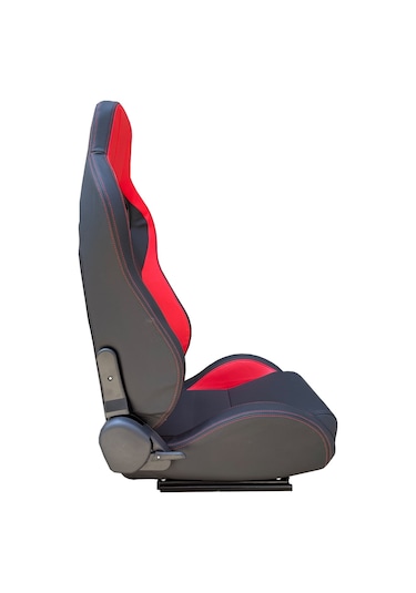 Spor Koltuk Deri Siyah Sarı Oto Yarış Koltuğu 1 Takım 2 Adet