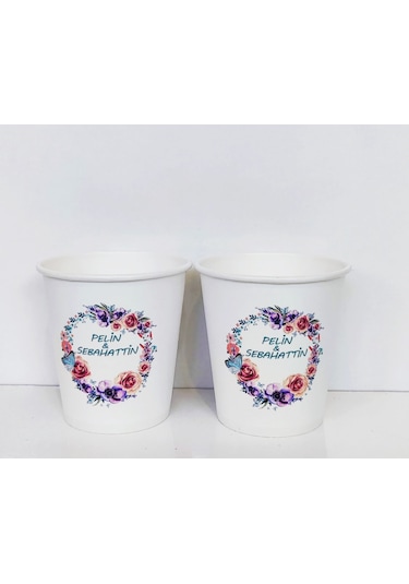 Kişiye Özel Baskılı Karton Bardak Maycup 500