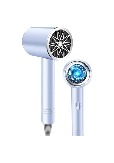 Joyhub Katlanır Saç Kurutma Makinesi, Saç Tarağı, Yüksek Güçlü Saç Kurutma Makinesi, Mavi Işıklı Sabit Sıcaklıkta Saç Kurutma Makinesi Zcfqnc