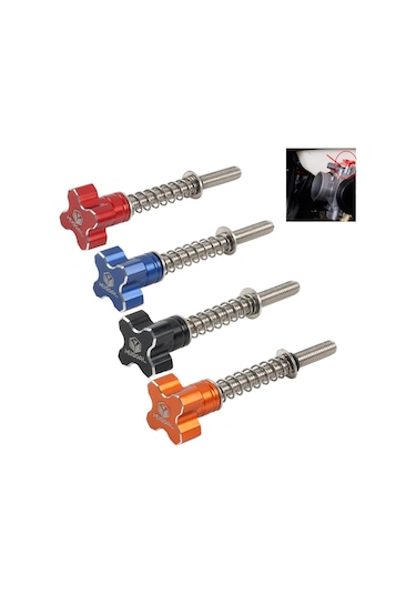 Dinosaurs Siyah Ktm/hs Exc Fe Efı Gaz Kelebeği Ayar Vidası Rölanti Hızı Alüminyum Alaşımlı Ayar Vidası İçin Uygundur Gosterildigi Gibi