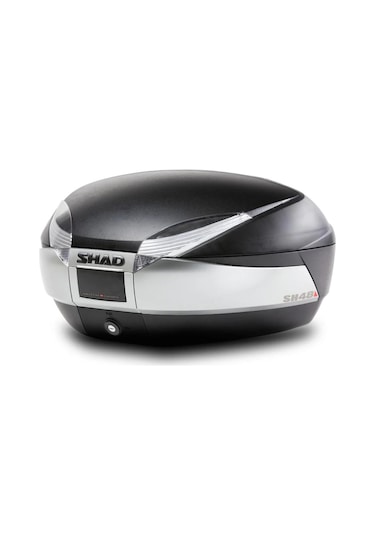 Shad Sh48 Motosiklet Arka Çanta Titanium Topcase 48 Litre D0b48400 Siyah