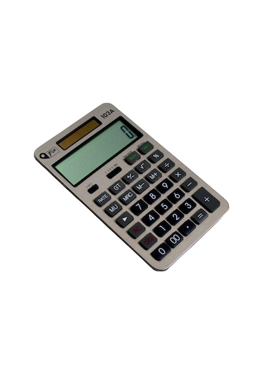 Pin 103a 12 Hane Antrasit Masüstü Hesap Makinesi Gke Siyah