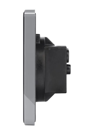 Dealuxx Cam Çerçeveli Tekli Gri Priz 398340795