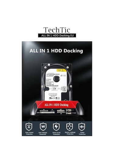 Techtic Usb 2.0 Docking Combo Ide Station Sata Hdd 2.5 / 3.5 Id
